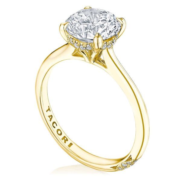 Tacori 14K Diamond Halo Engagement Ring Image 2 D. Geller & Son Jewelers Kennesaw, GA