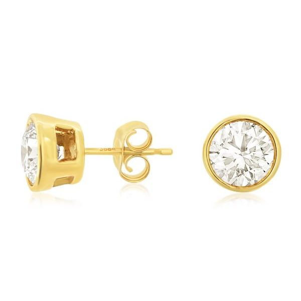 D. Geller Collection 14K Lab Grown Diamond Earrings D. Geller & Son Jewelers Kennesaw, GA