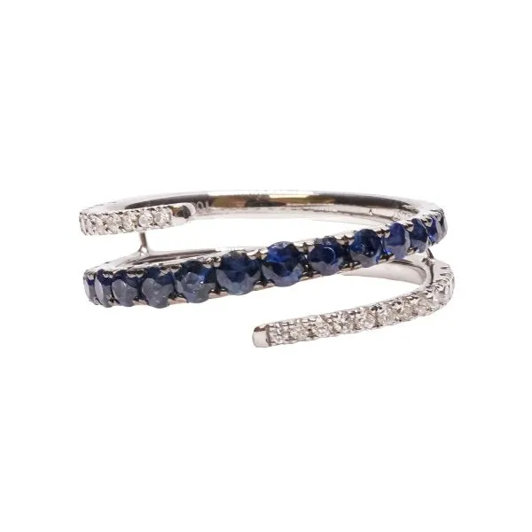 D. Geller Collection 14K Diamond and Sapphire Fashion Ring D. Geller & Son Jewelers Atlanta, GA
