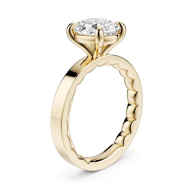 Noam Carver 14K Solitaire Engagement Ring Image 2 D. Geller & Son Jewelers Kennesaw, GA