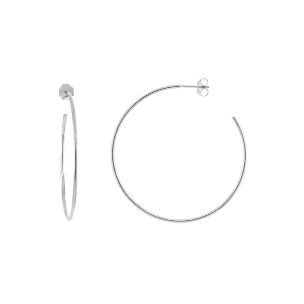 Midas 14K Polished Hoop Earrings D. Geller & Son Jewelers Kennesaw, GA