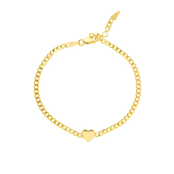 Midas 14K Heart Bracelet D. Geller & Son Jewelers Atlanta, GA