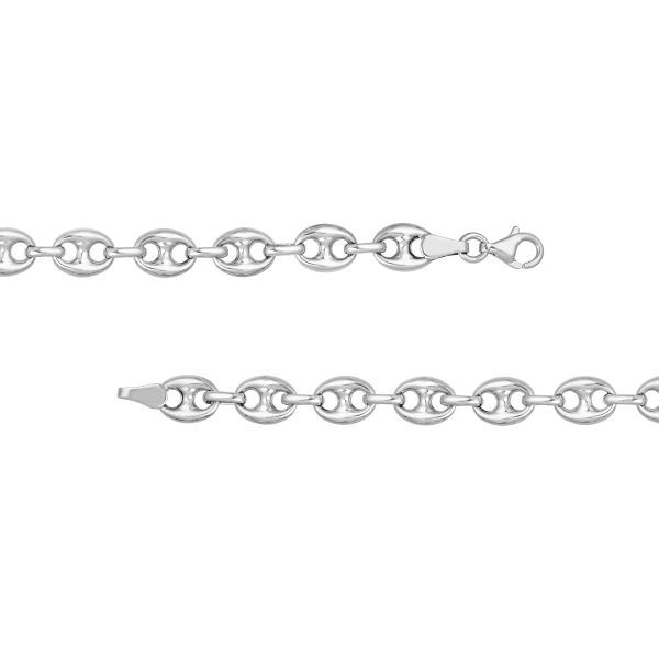 Midas Sterling Silver Mariner Chain Bracelet Image 2 D. Geller & Son Jewelers Kennesaw, GA