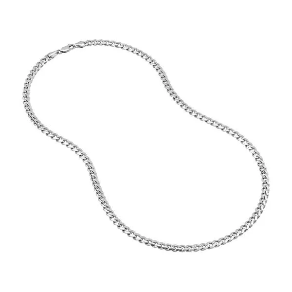 Midas Sterling Silver Cuban Chain Image 2 D. Geller & Son Jewelers Atlanta, GA