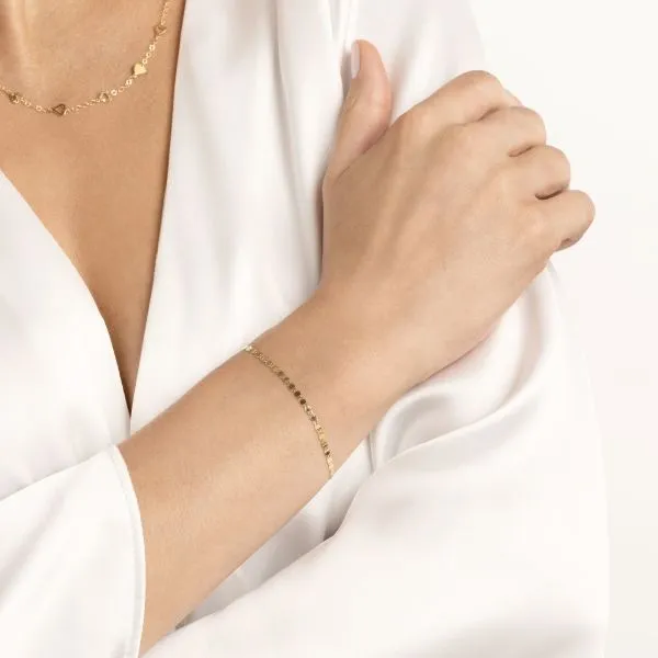 Midas 14K Valentino Chain Bracelet Image 2 D. Geller & Son Jewelers Atlanta, GA