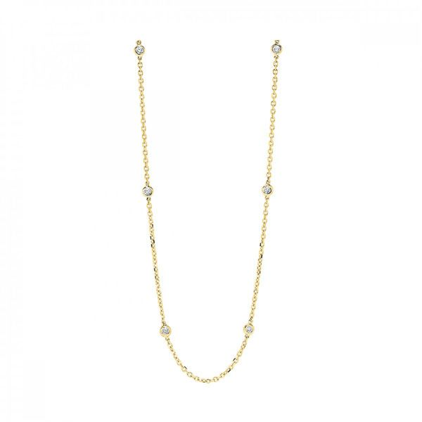 D. Geller Collection 14K 1/4ctw Diamonds by the Yard Necklace D. Geller & Son Jewelers Atlanta, GA