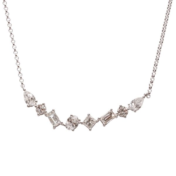 D. Geller Collection 14K Diamond Fashion Necklace D. Geller & Son Jewelers Atlanta, GA