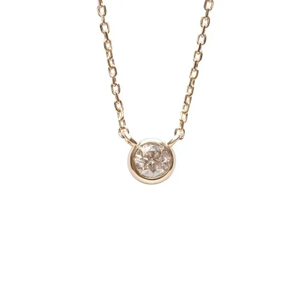 D. Geller Collection 14K Diamond Bezel Necklace D. Geller & Son Jewelers Atlanta, GA