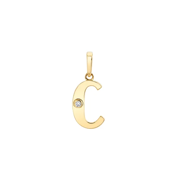 Michael M 14K Diamond Initial Charm D. Geller & Son Jewelers Atlanta, GA