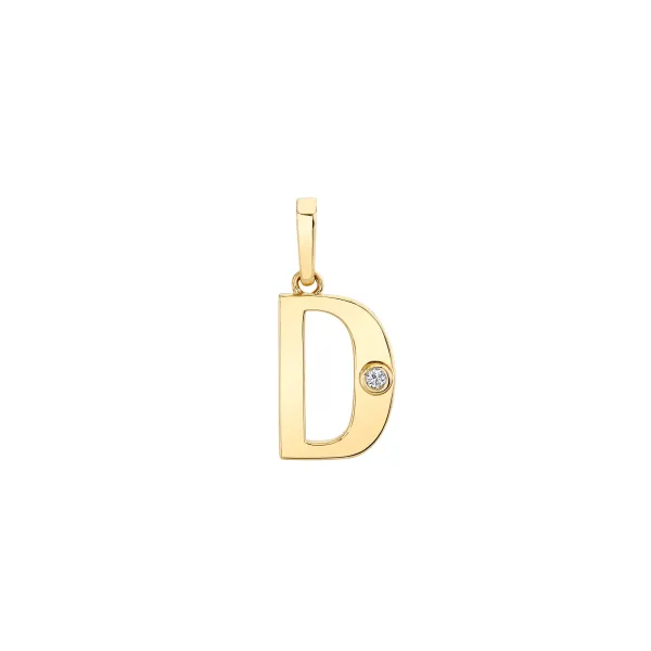 Michael M 14K Diamond Initial Charm D. Geller & Son Jewelers Atlanta, GA