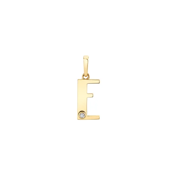 Michael M 14K Diamond Initial Charm D. Geller & Son Jewelers Atlanta, GA