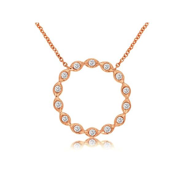 D. Geller Collection 14K Diamond Circle Necklace D. Geller & Son Jewelers Kennesaw, GA