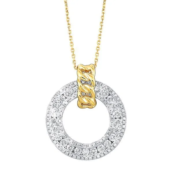 D. Geller Collection 14K Diamond Circle Necklace D. Geller & Son Jewelers Atlanta, GA