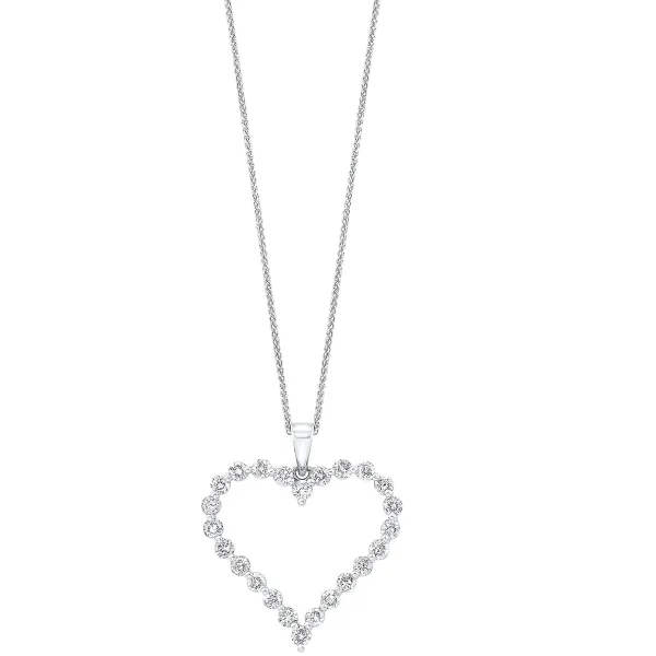 D. Geller Collection 14K Diamond Heart Necklace D. Geller & Son Jewelers Atlanta, GA