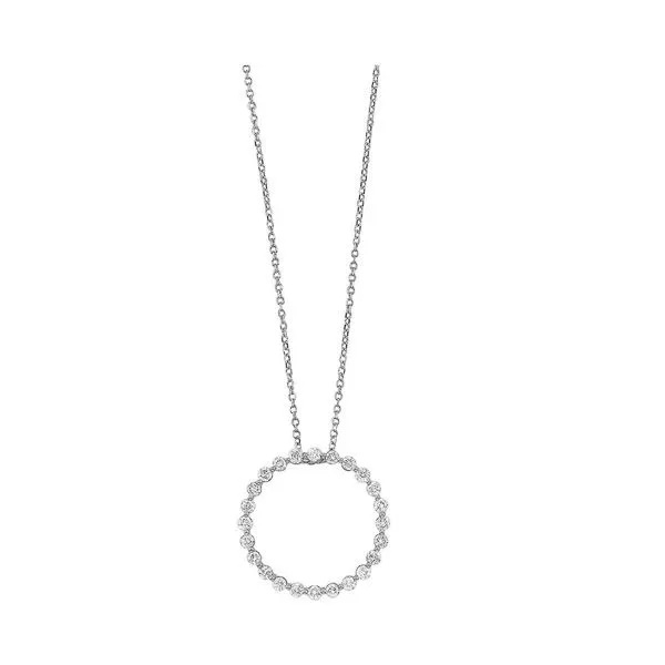 D. Geller Collection 14K Diamond Circle Necklace D. Geller & Son Jewelers Atlanta, GA