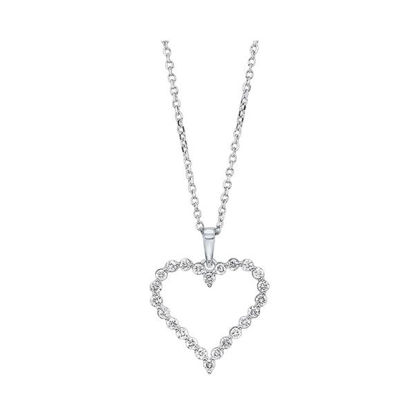 D. Geller Collection 14K Diamond Heart Necklace D. Geller & Son Jewelers Atlanta, GA