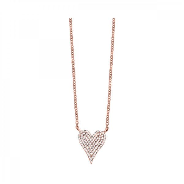 D. Geller Collection 10K Diamond Heart Necklace D. Geller & Son Jewelers Atlanta, GA