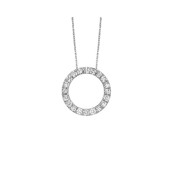D. Geller Collection 14K Diamond Circle Necklace D. Geller & Son Jewelers Atlanta, GA