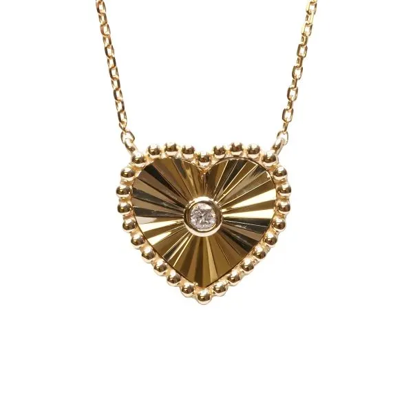 D. Geller Collection 10K Diamond Heart Necklace D. Geller & Son Jewelers Atlanta, GA