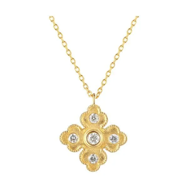 D. Geller Collection 14K Diamond Flower Necklace D. Geller & Son Jewelers Kennesaw, GA