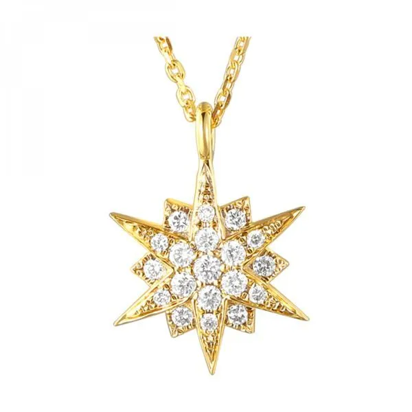 D. Geller Collection 14K Diamond Star Necklace D. Geller & Son Jewelers Kennesaw, GA