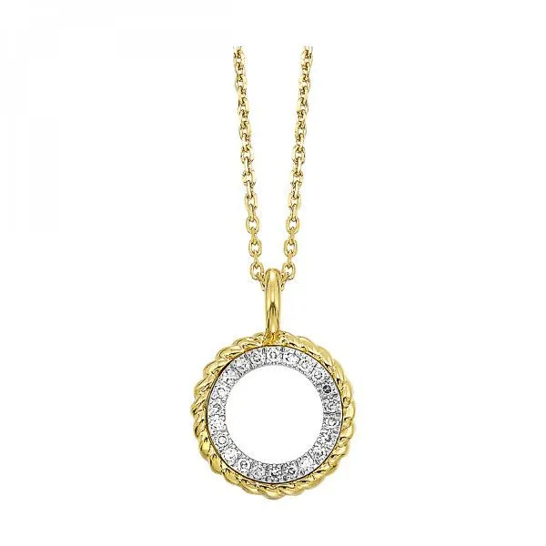 D. Geller Collection 14K Diamond Circle Necklace D. Geller & Son Jewelers Kennesaw, GA