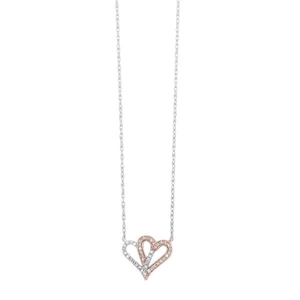 D. Geller Collection 10K Diamond Heart Necklace D. Geller & Son Jewelers Atlanta, GA