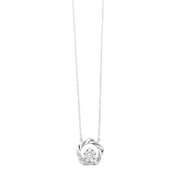 D. Geller Collection Sterling Silver Diamond Fashion Necklace D. Geller & Son Jewelers Atlanta, GA