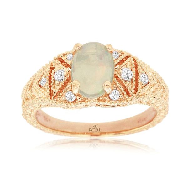 D. Geller Collection 14K Diamond and Opal Ring D. Geller & Son Jewelers Kennesaw, GA
