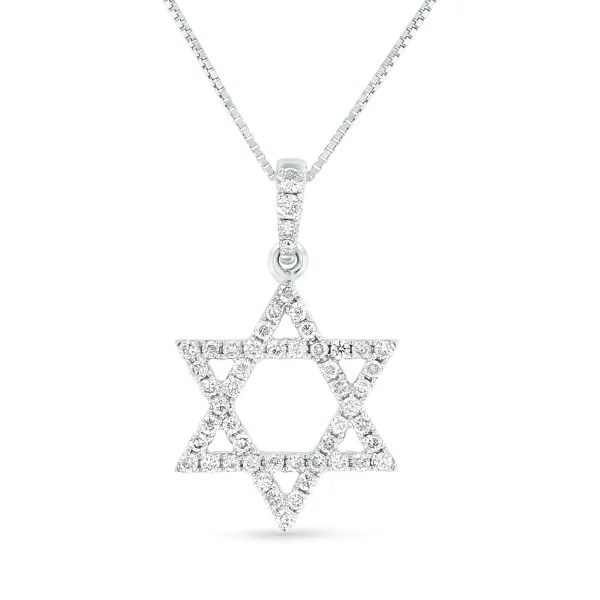 D. Geller Collection 14K Diamond Star of David Necklace D. Geller & Son Jewelers Kennesaw, GA