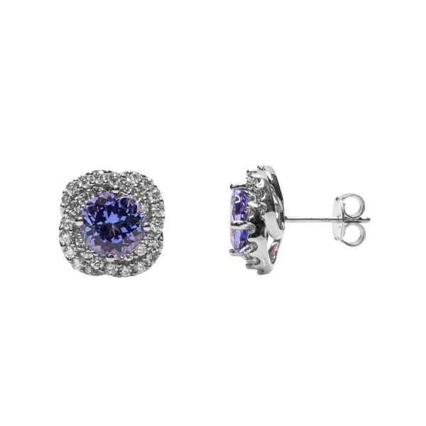 D. Geller Collection14K Diamond and Tanzanite Earrings D. Geller & Son Jewelers Atlanta, GA