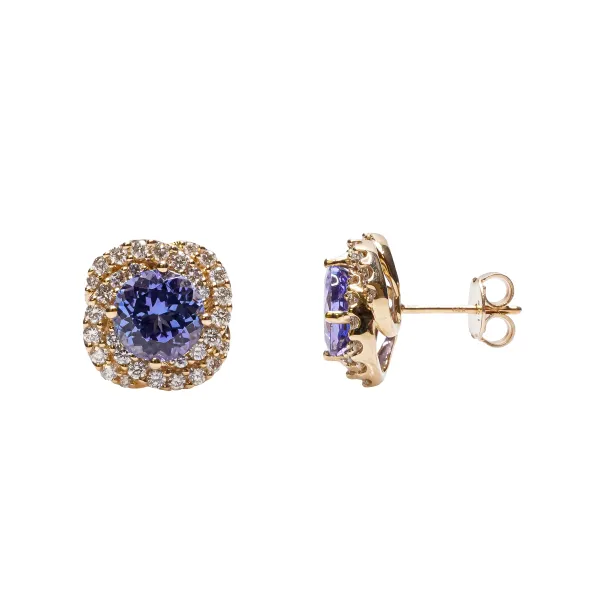 D. Geller Collection14K Diamond and Tanzanite Earrings D. Geller & Son Jewelers Kennesaw, GA