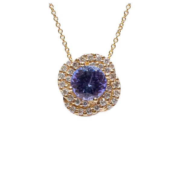 D. Geller Collection 14K Diamond and Tanzanite Necklace D. Geller & Son Jewelers Atlanta, GA