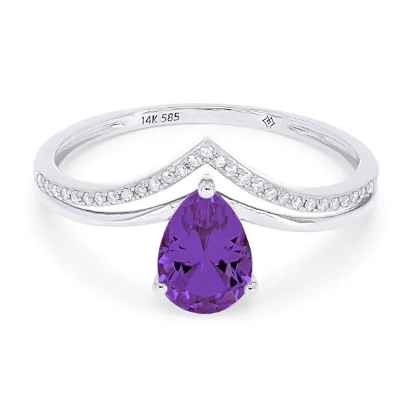 D. Geller Collection 14K Diamond and Amethyst Ring D. Geller & Son Jewelers Kennesaw, GA