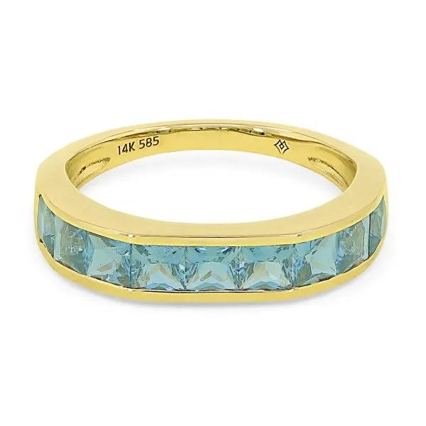 D. Geller Collection 14K Swiss Blue Topaz Ring D. Geller & Son Jewelers Kennesaw, GA