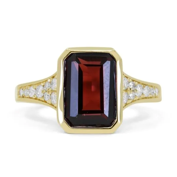 D. Geller Collection 14K Diamond and Garnet Fashion Ring D. Geller & Son Jewelers Kennesaw, GA