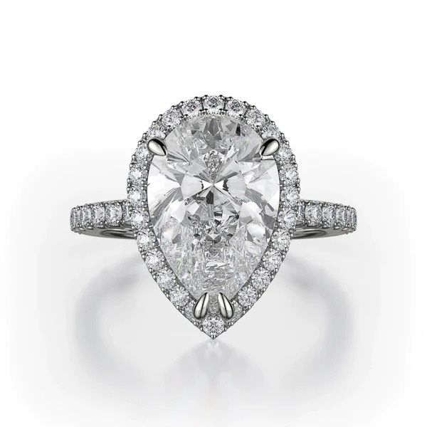 Michael M 18K Diamond Halo Engagement Ring D. Geller & Son Jewelers Atlanta, GA