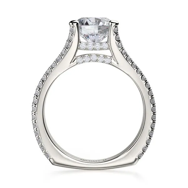 Michael M Platinum Diamond Engagement Ring Image 2 D. Geller & Son Jewelers Atlanta, GA