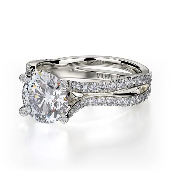 Michael M 18K Diamond Engagement Ring Image 4 D. Geller & Son Jewelers Atlanta, GA