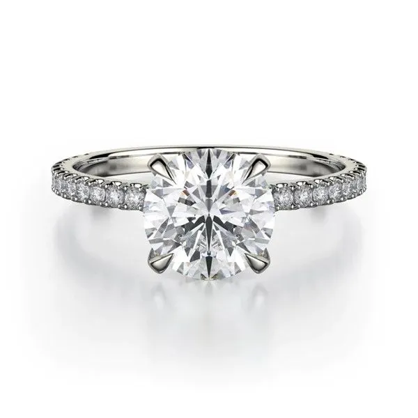 Michael M 18K Diamond Hidden Halo Engagement Ring D. Geller & Son Jewelers Atlanta, GA