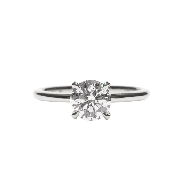 Michael M Platinum Diamond Halo Engagement Ring D. Geller & Son Jewelers Atlanta, GA