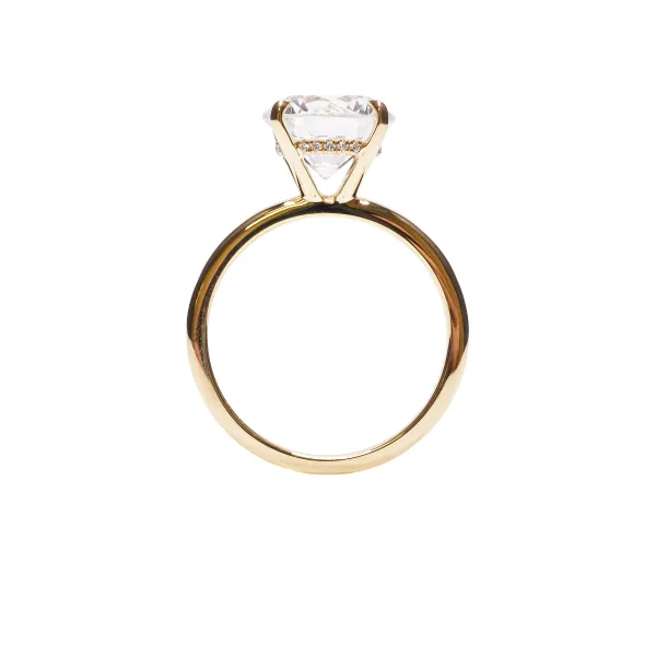 Michael M 18K Diamond Halo Engagement Ring Image 2 D. Geller & Son Jewelers Kennesaw, GA