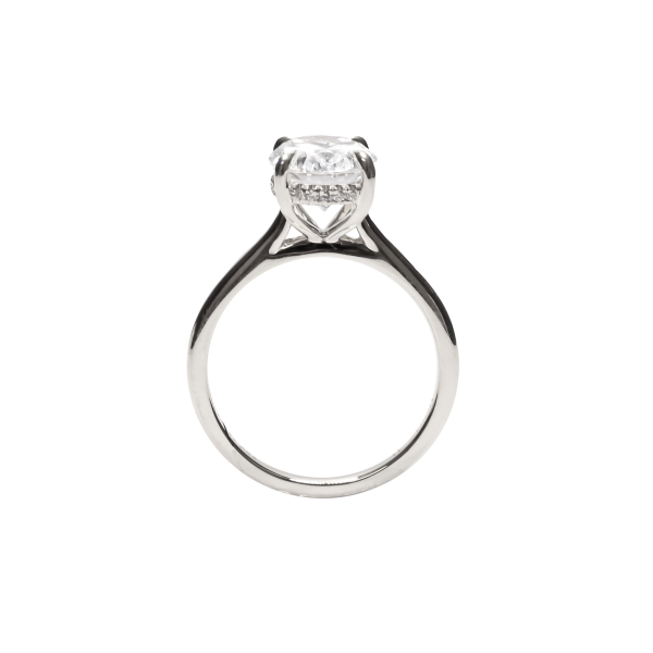 Michael M 18K Diamond Hidden Halo Engagement Ring Image 2 D. Geller & Son Jewelers Kennesaw, GA