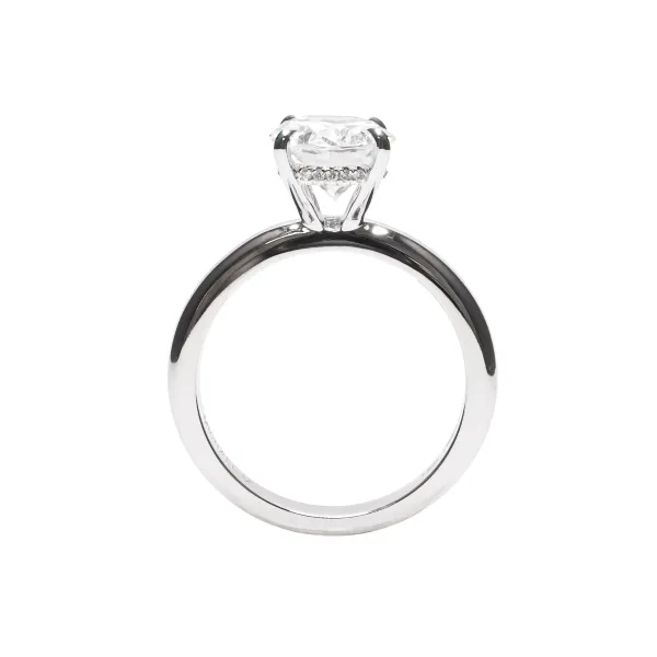 Michael M 18K Diamond Halo Engagement Ring Image 2 D. Geller & Son Jewelers Atlanta, GA