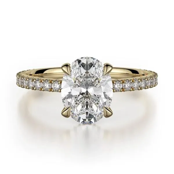 Michael M 18K Diamond Halo Engagement Ring D. Geller & Son Jewelers Kennesaw, GA