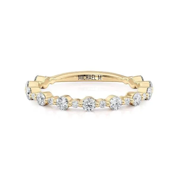 Michael M 18K Diamond 3/4 Eternity Band D. Geller & Son Jewelers Kennesaw, GA