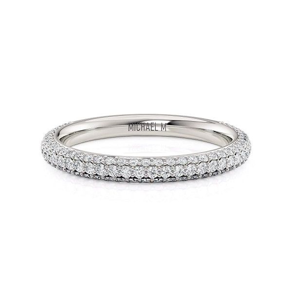 Michael M 18K Diamond 3/4 Eternity Band D. Geller & Son Jewelers Kennesaw, GA