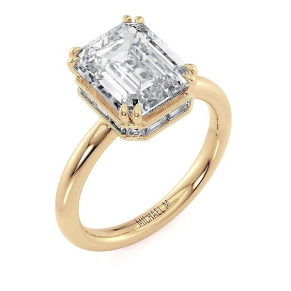 Michael M 18K Diamond Halo Engagement Ring D. Geller & Son Jewelers Kennesaw, GA