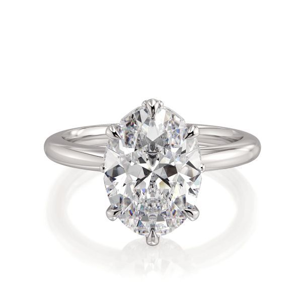 Michael M Platinum Diamond Halo Engagement Ring D. Geller & Son Jewelers Kennesaw, GA