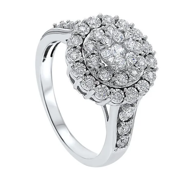 D. Geller Collection 14K Diamond Cluster Ring D. Geller & Son Jewelers Atlanta, GA